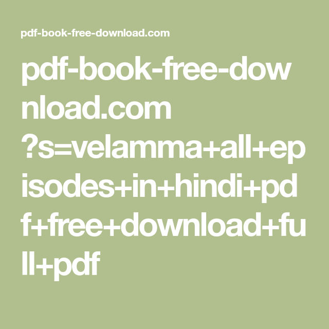 free download velamma episodes in pdf file